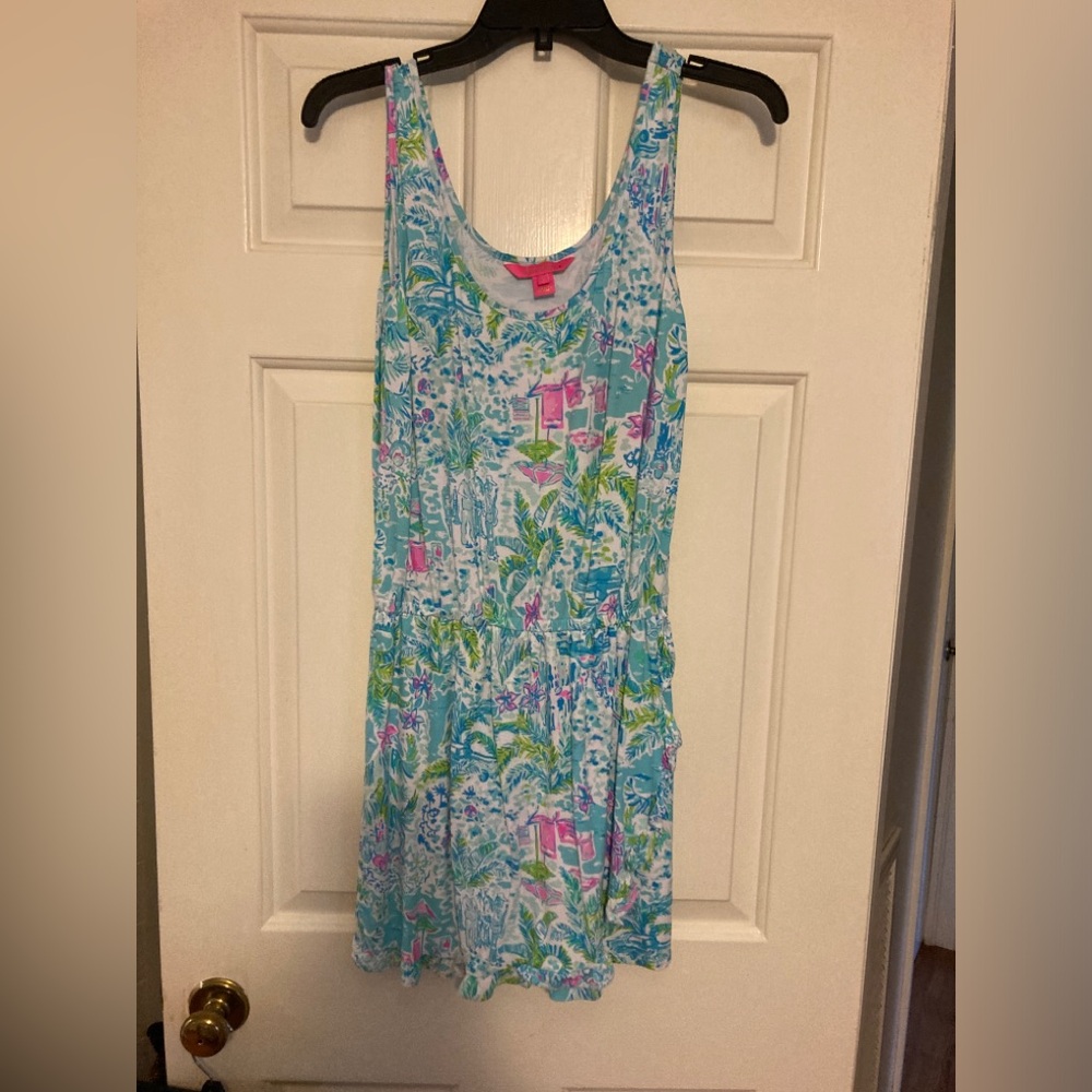 Lilly Pulitzer Faux Wrap Dress with built in shorts